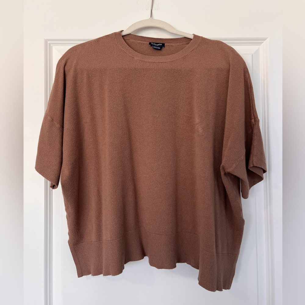 Splendid Tan Sweater Top